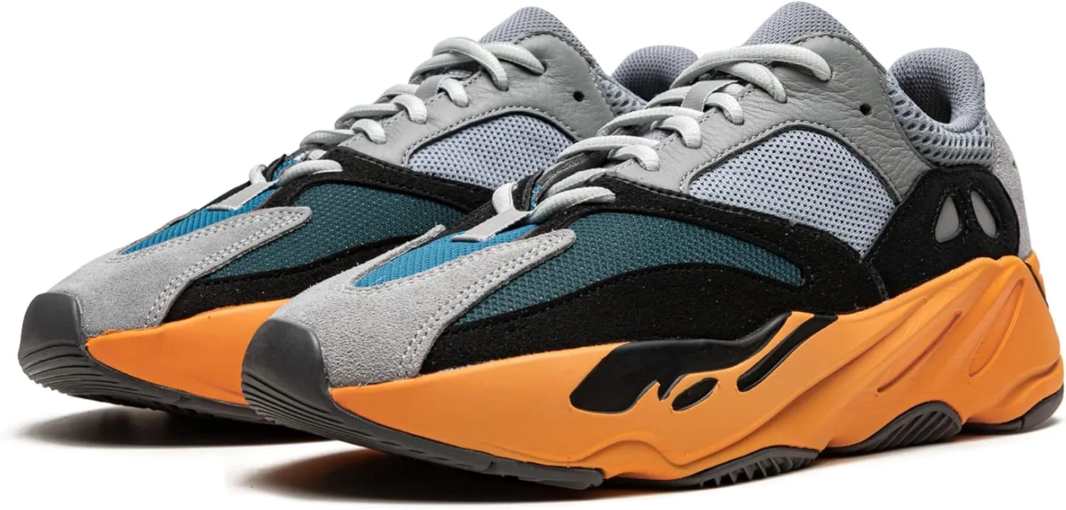 adidas Mens Yeezy Boost 700 Lace Up Sneakers Shoes Casual - Orange