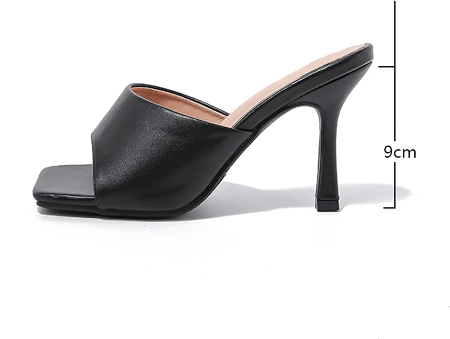 ADMLZQQ Sandals Heels Open Toe Slip-On High Heel Sandals for Women Bridesmaid Banquet Party Shoes