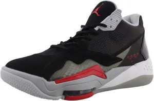 Air Jordan Men's Zoom 92 Basketball Sneakers, Black/University Red, 13 M US