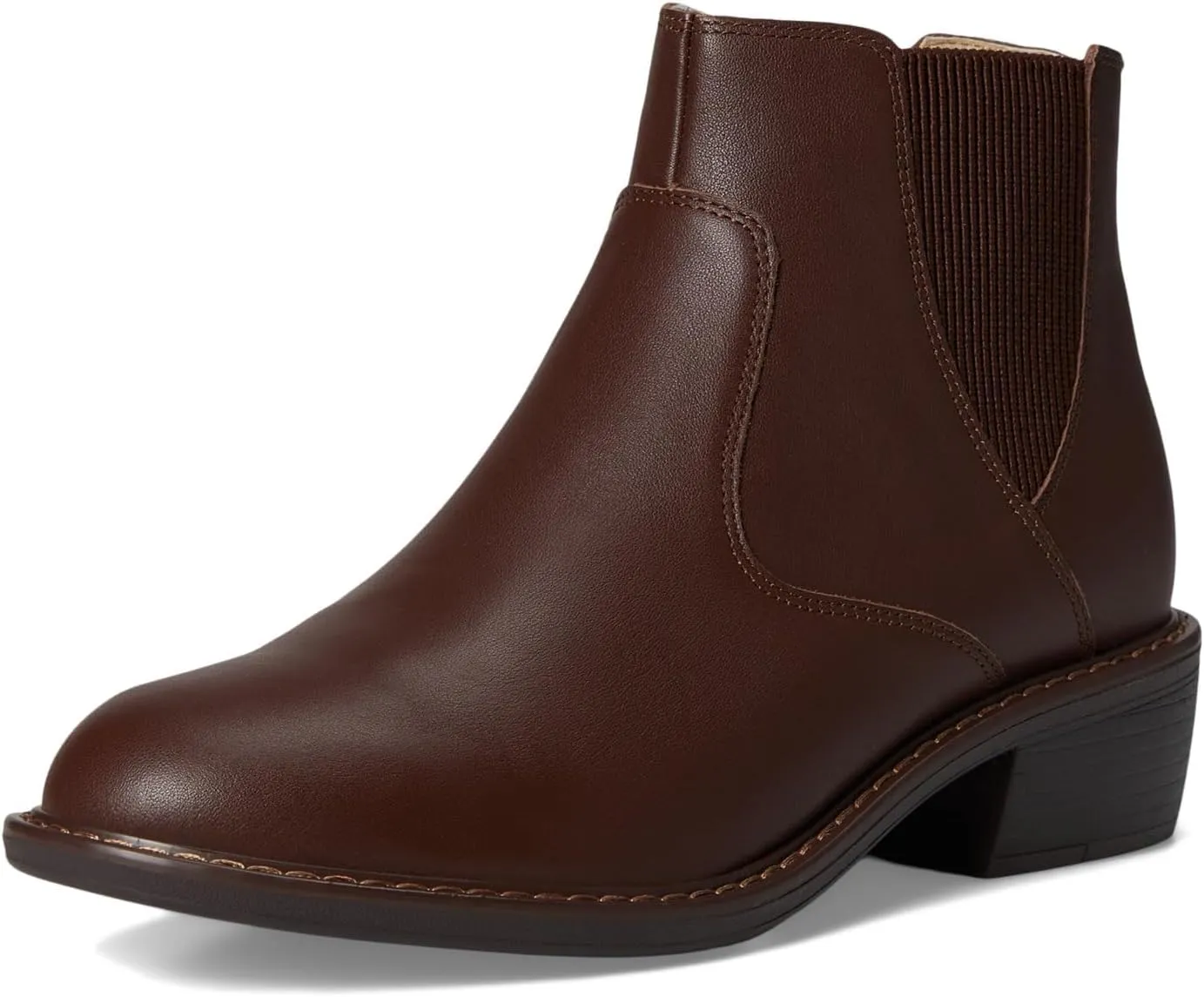 Alegria Womens Meadow Back Zipper Leather Low Heel Ankle Boot