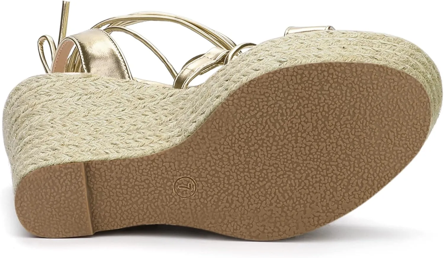 Allegra K Women's Espadrilles Platform Wedges Heel Lace Up Sandals