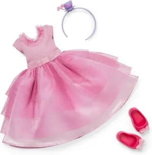 American Girl WellieWishers 14.5-inch Doll Ready to Be Royal Outfit with Teacup Headband and Ballet Flats, For Ages 4 