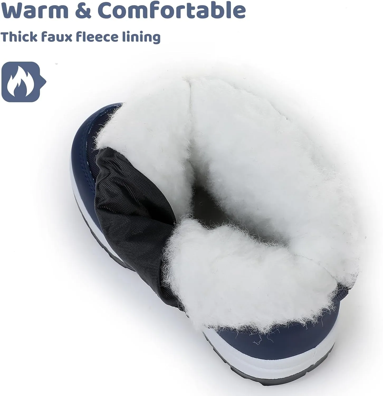 Apakowa Kid's Girls Cold Weather Snow Boots (Toddler/Little Kid)