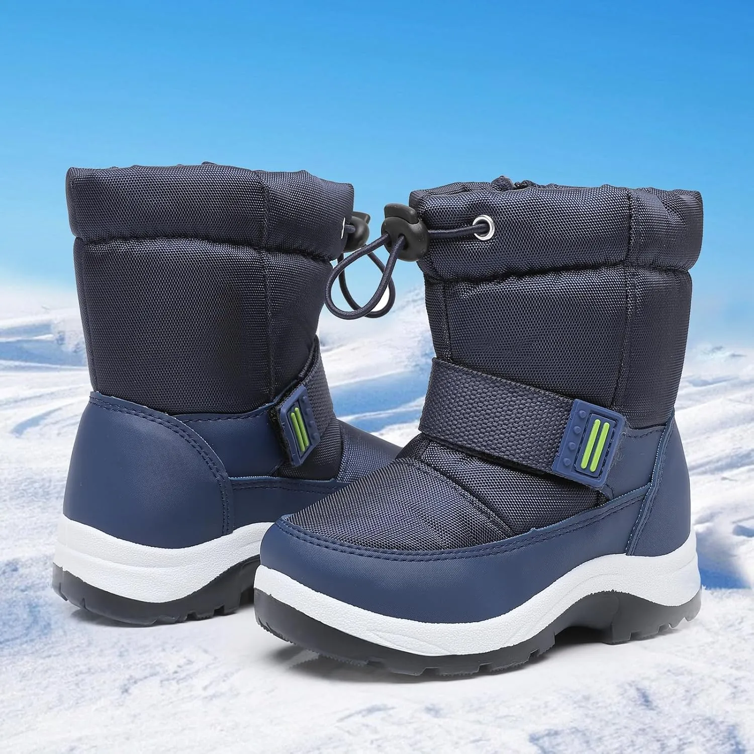 Apakowa Kid's Girls Cold Weather Snow Boots (Toddler/Little Kid)