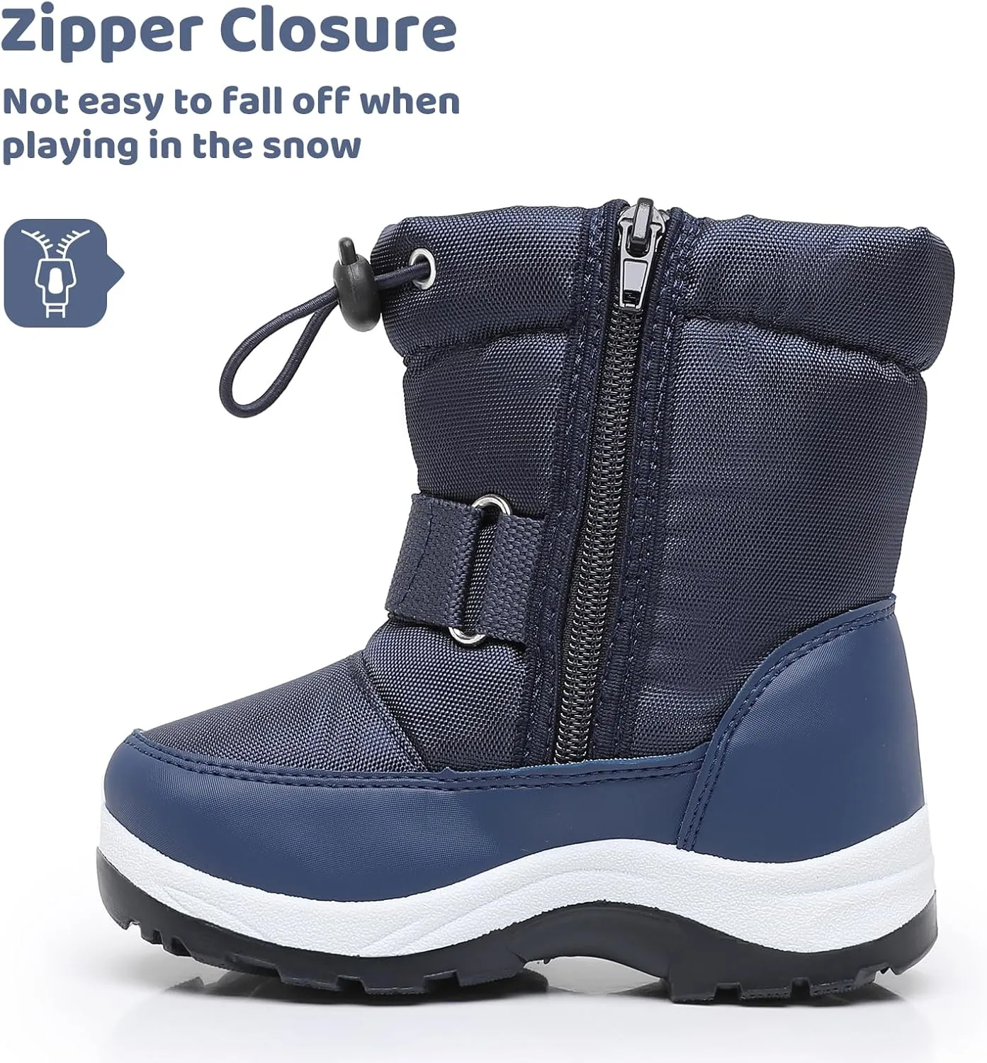 Apakowa Kid's Girls Cold Weather Snow Boots (Toddler/Little Kid)
