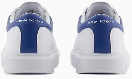 A｜X ARMANI EXCHANGE Men's Thick Sole Leather Sneakers