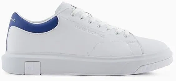A｜X ARMANI EXCHANGE Men's Thick Sole Leather Sneakers