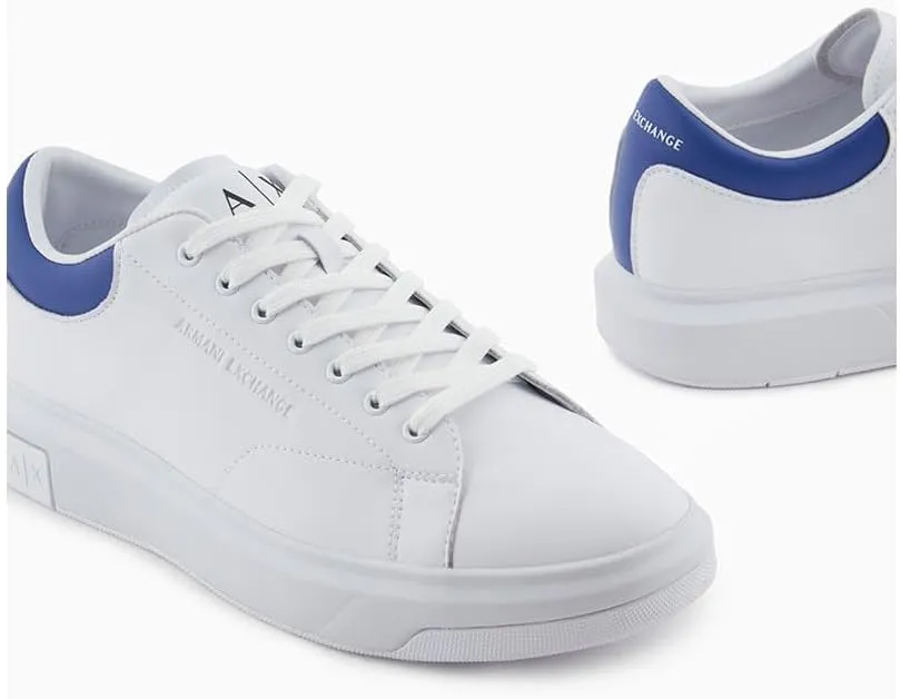 A｜X ARMANI EXCHANGE Men's Thick Sole Leather Sneakers