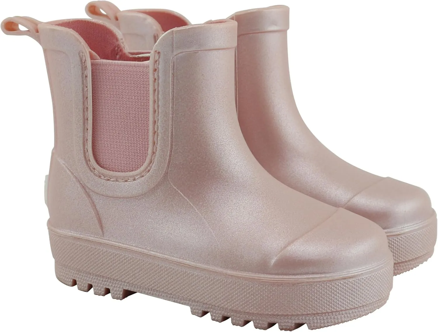 BEARPAW Toddler Rain Boots, Waterproof Rubber Kids Rainboot, Girls/Boys Light Water Shoes for Muddy Park/Hiking