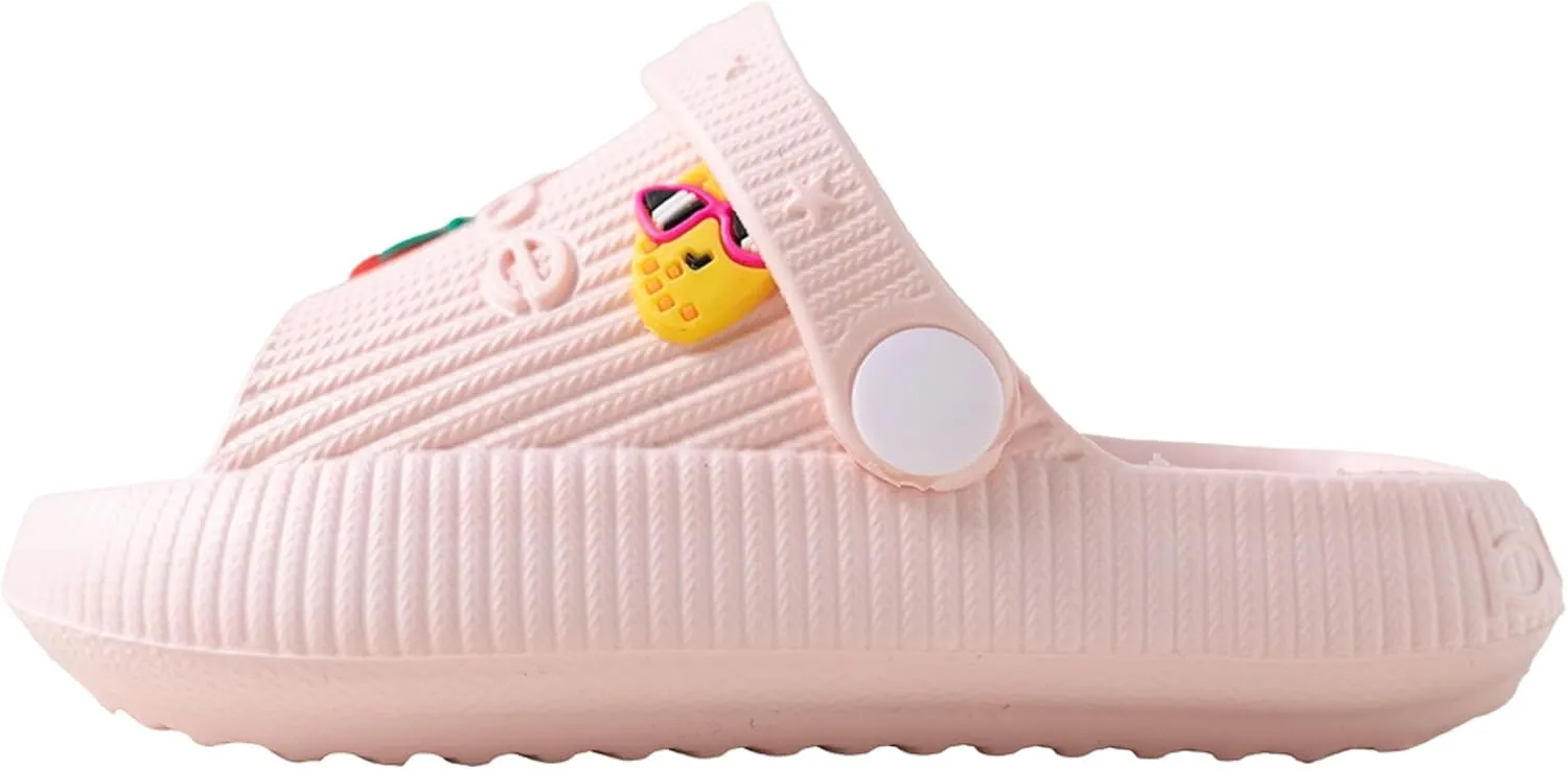 bebe Girls' Sandals - Comfortable Slides for Kids, Slip on Shoes for Girls (Toddler)