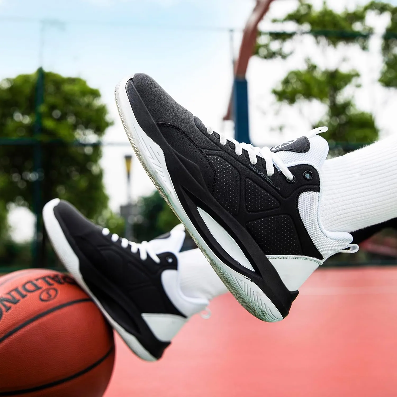 Beita High Upper Basketball Shoes for Men Sneakers Breathable Sports Shoes Anti Slip