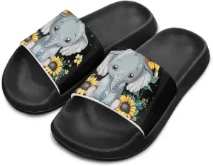 Boys Girls Shower Slippers Non-Slip Lightweight Open Toe Slip on Sandals for Beach Pool Camping