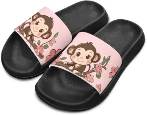 Boys Girls Shower Slippers Non-Slip Lightweight Open Toe Slip on Sandals for Beach Pool Camping