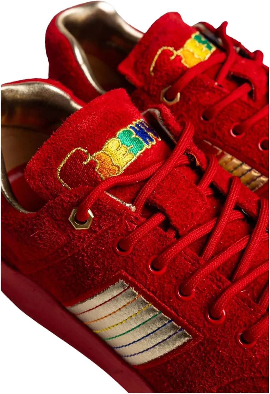 Brites, Fashion Sneakers. Mens and Womens Comfortable Trendy Sneakers with Climate-Control Insole and Rainbow Design