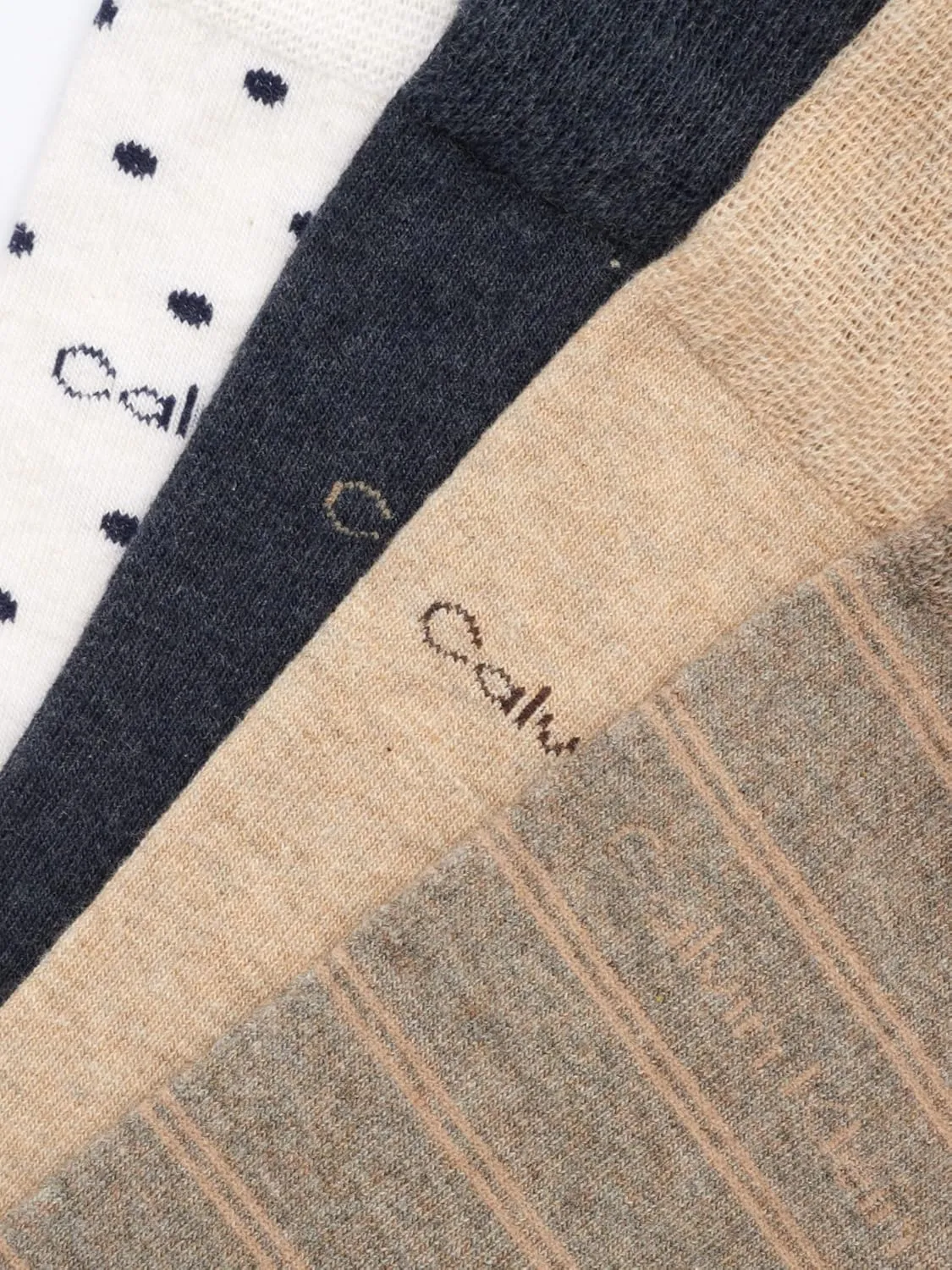 Calvin Klein Men's Dress Socks - 4 Pack Soft Comfort Cotton Blend Stay Up Cuff Crew Socks - Dress Socks for Men (7-12)