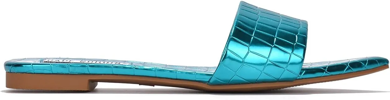 Cape Robbin Women's slip on flat slide sandals