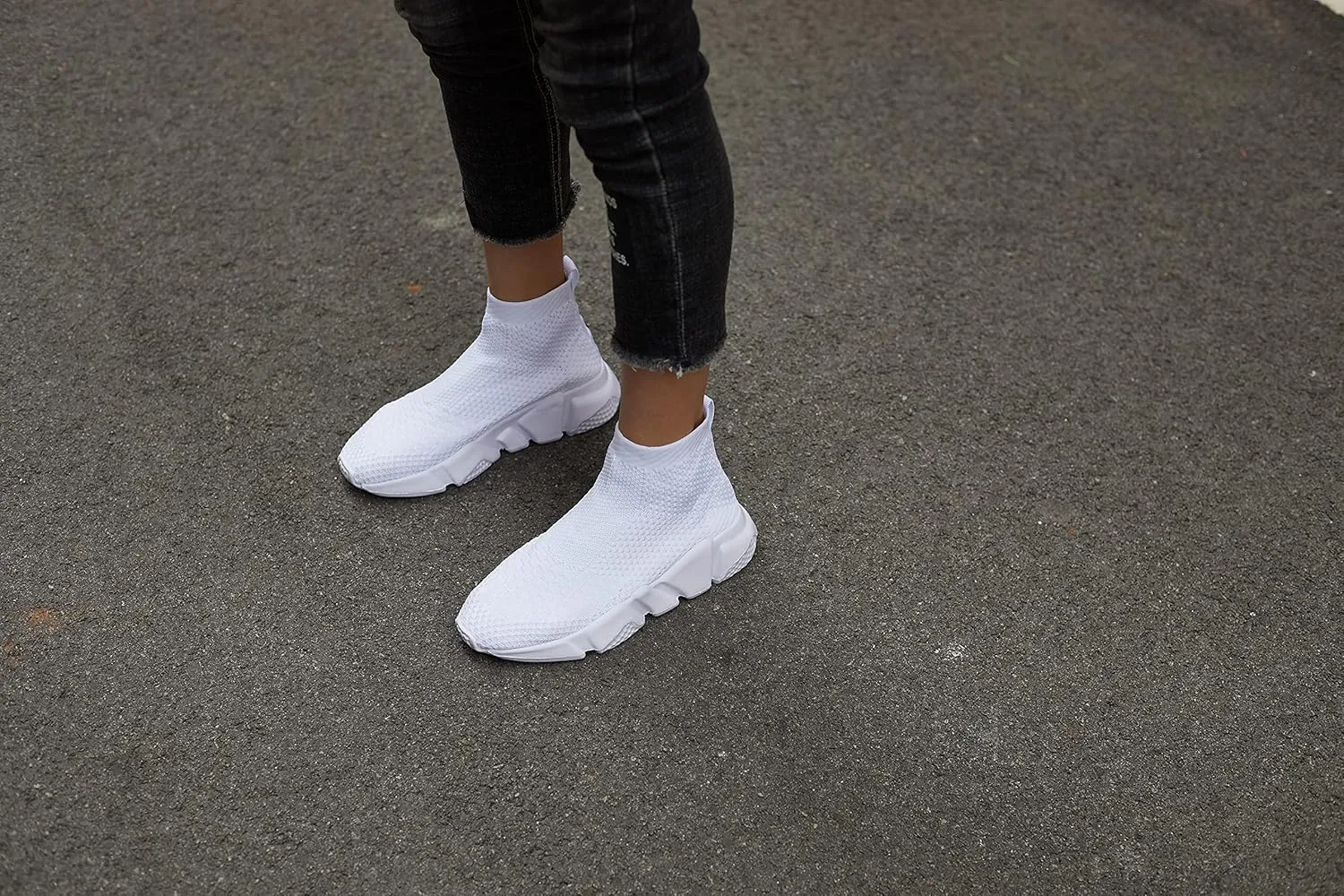Casbeam Womens Running Shoes Ladies Slip on Tennis Walking Sneakers Lightweight Breathable Comfort Work Gym Trainers Stylish Shoes