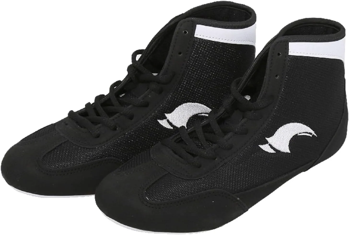 Children's Wrestling Shoes High Top Training Boxing Shoes Girls Boys Gym Round Toe Non-Slip Breathable Shoes
