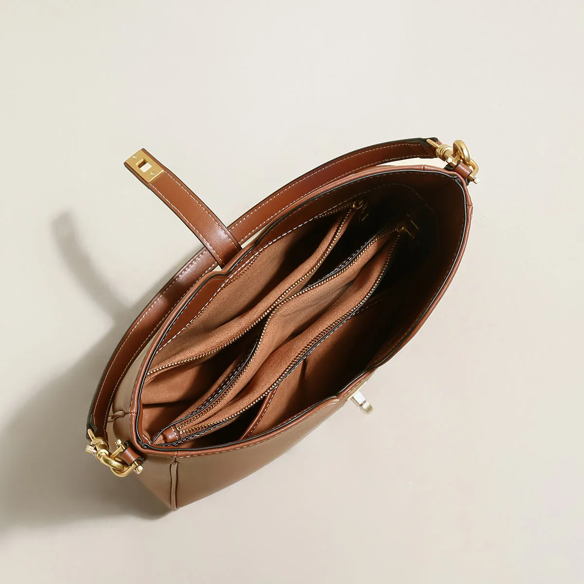 Client-focused service Exclusive deal Stylish Tote Bag Leather Scallop