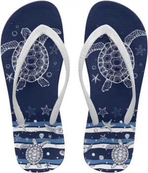 Coloranimal Womens Flip Flops Summer Beach Sandals Non Slip Flip Flops Thong Sandals for Women Lightweight Ladies Slip On Summer Slippers