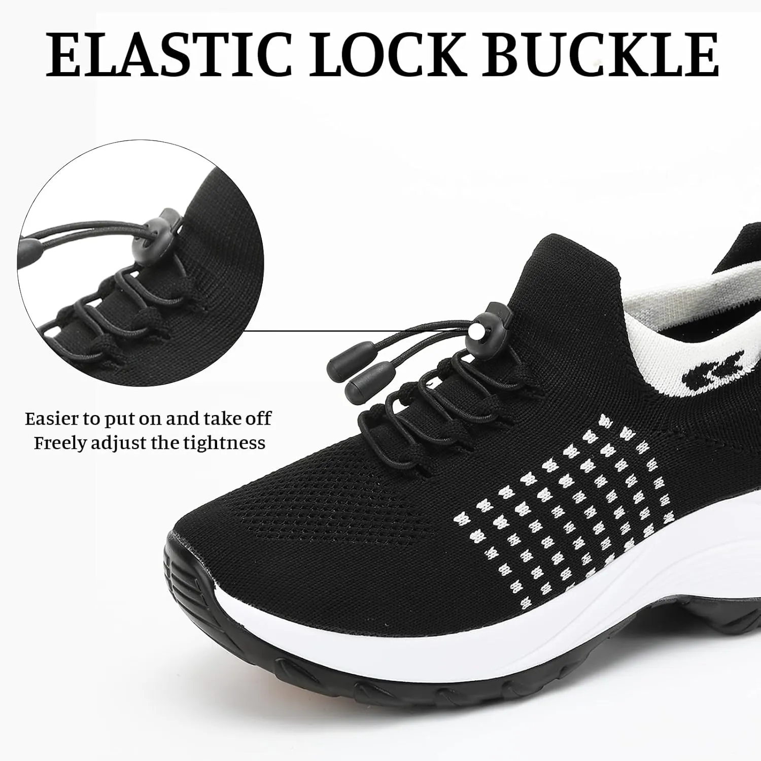 Comfort Wear Orthowear Shoes for Women Men Comfortwear Ortho Stretch Cushion Shoes Women Plantar Fasciitis Walking Shoe Slip On Trainers Comfortable Casual Ladies Athletic Sneakers Thick Bottom
