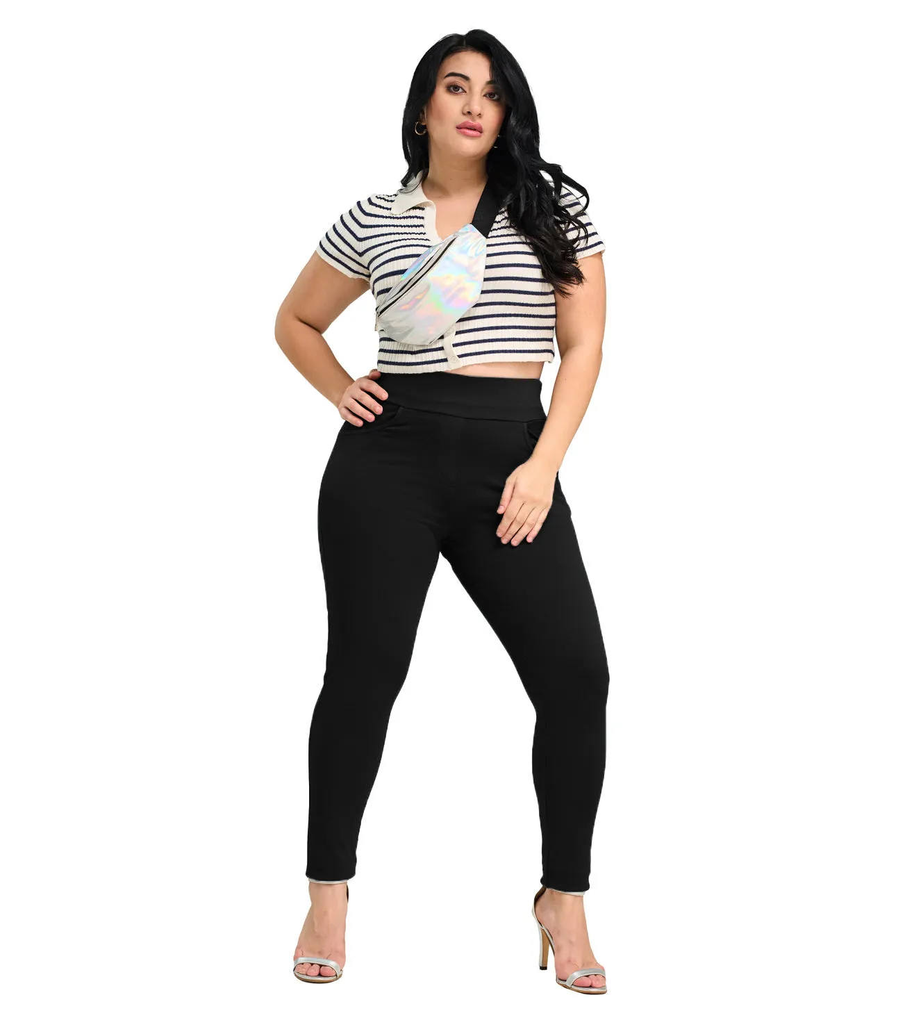 Cotton Twill Smart Casual Tights