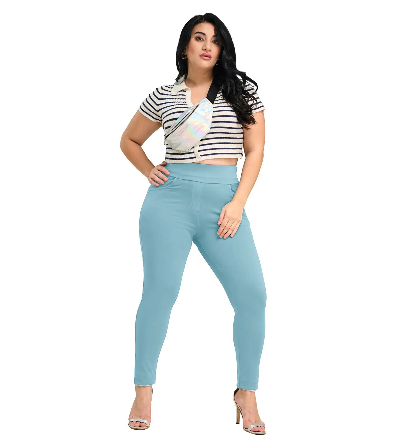 Cotton Twill Smart Casual Tights
