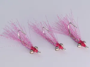Crazy Charlie Christmas Island Pink (3 Pack) Size 8 Gamakatsu SL11-3H Hook