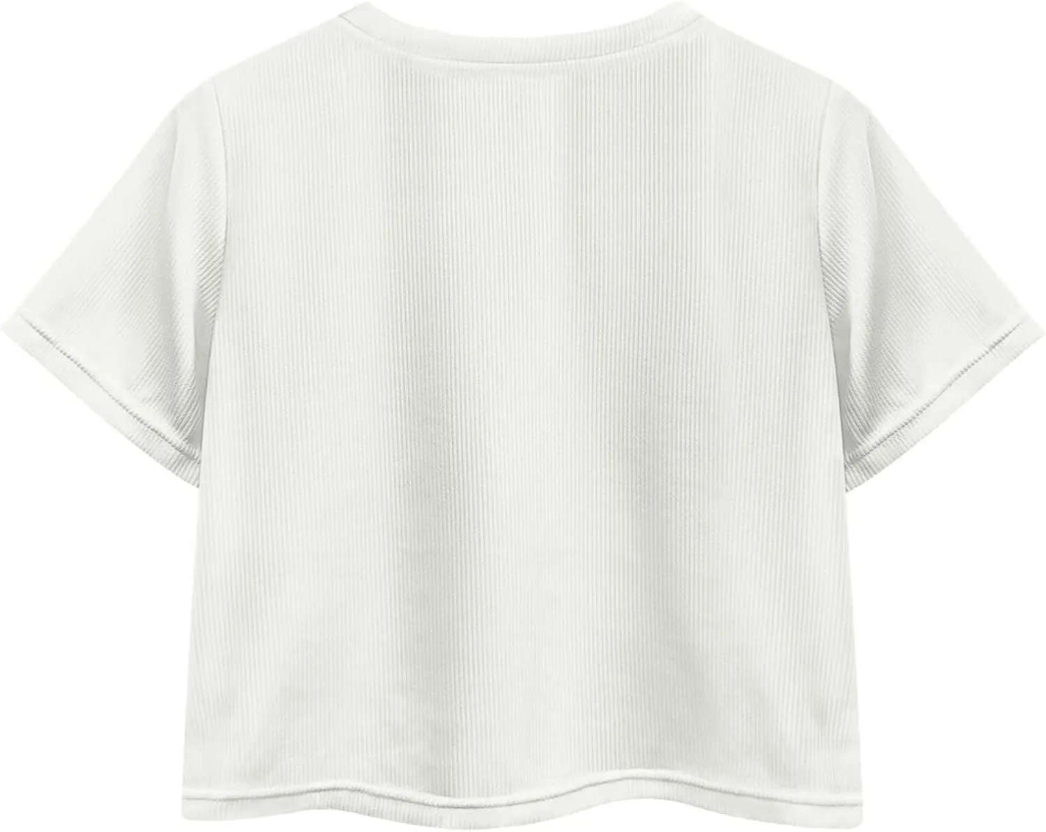 Crew Neck Short Sleeve Top 5-14Y Girls Cute Short T-Shirt Casual Loose Sweatshirt