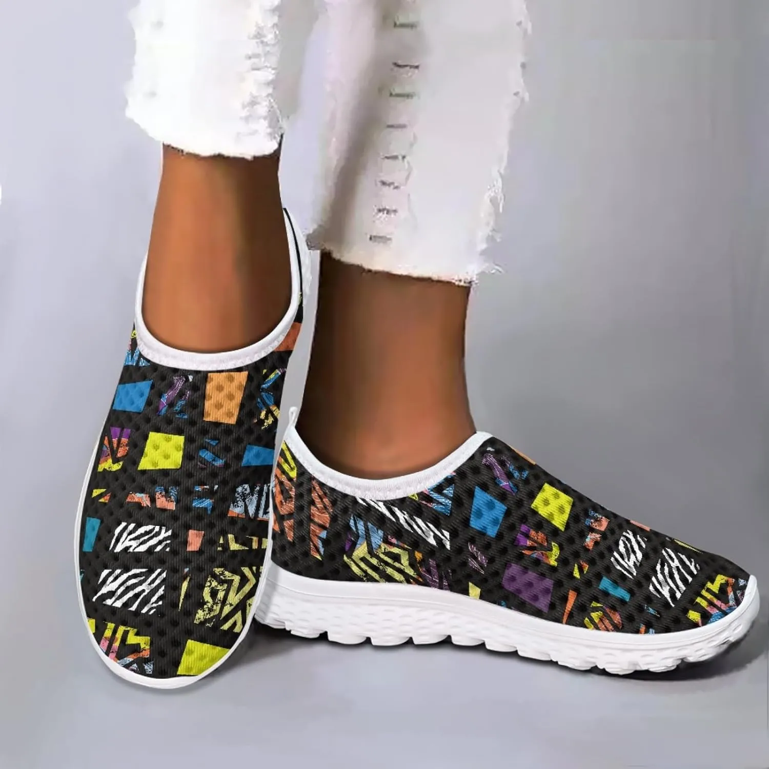 Cumagical Breathable Mesh Running Shoes for Women Lightweight Athletic Sneakers Footwear Comfort
