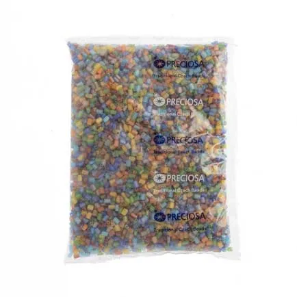 Czech Tiny Flats 5x3.5mm Transparent Mix