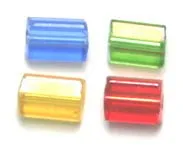 Czech Tiny Flats 5x3.5mm Transparent Mix