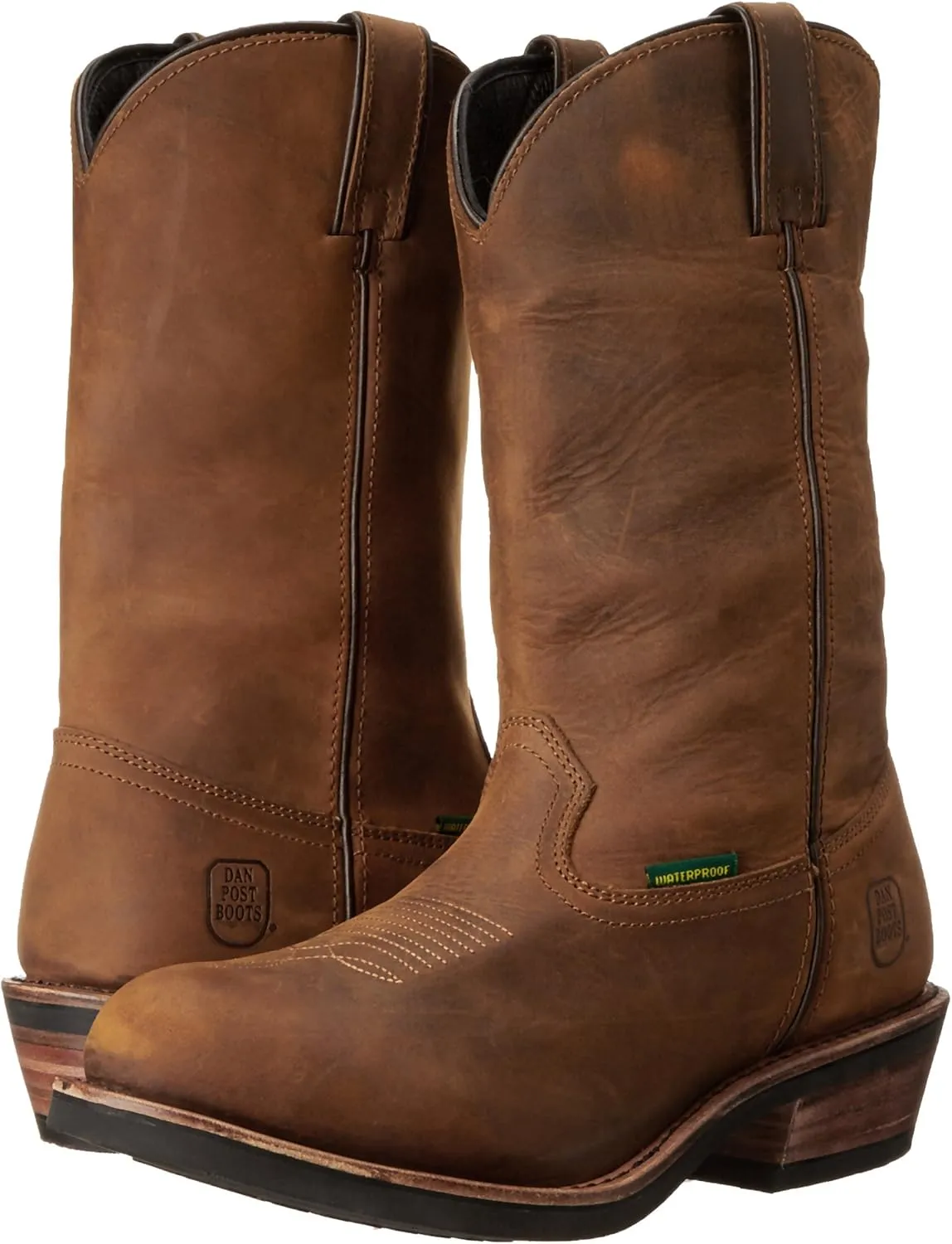 Dan Post Men's Albuquerque 12" Waterproof Composite Toe Work Boots Western