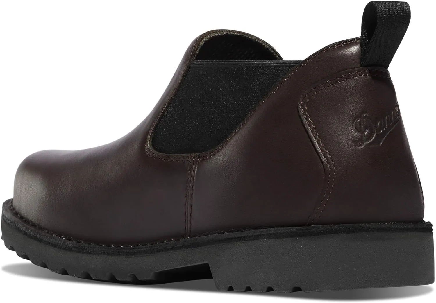 Danner 3” Romeo Work Boots for Men - Full-Grain Leather Slip On Boots with Breathable Mesh Lining and Oil-Resistant Traction Outsole, EH Resistant
