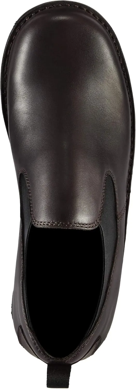 Danner 3” Romeo Work Boots for Men - Full-Grain Leather Slip On Boots with Breathable Mesh Lining and Oil-Resistant Traction Outsole, EH Resistant