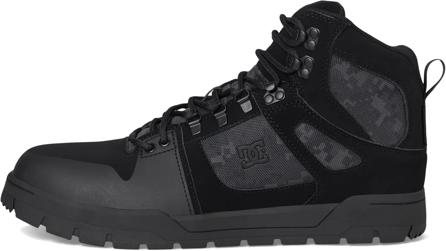 DC Men's Pure Work Black Camo Composite Toe Boots Construction Shoe