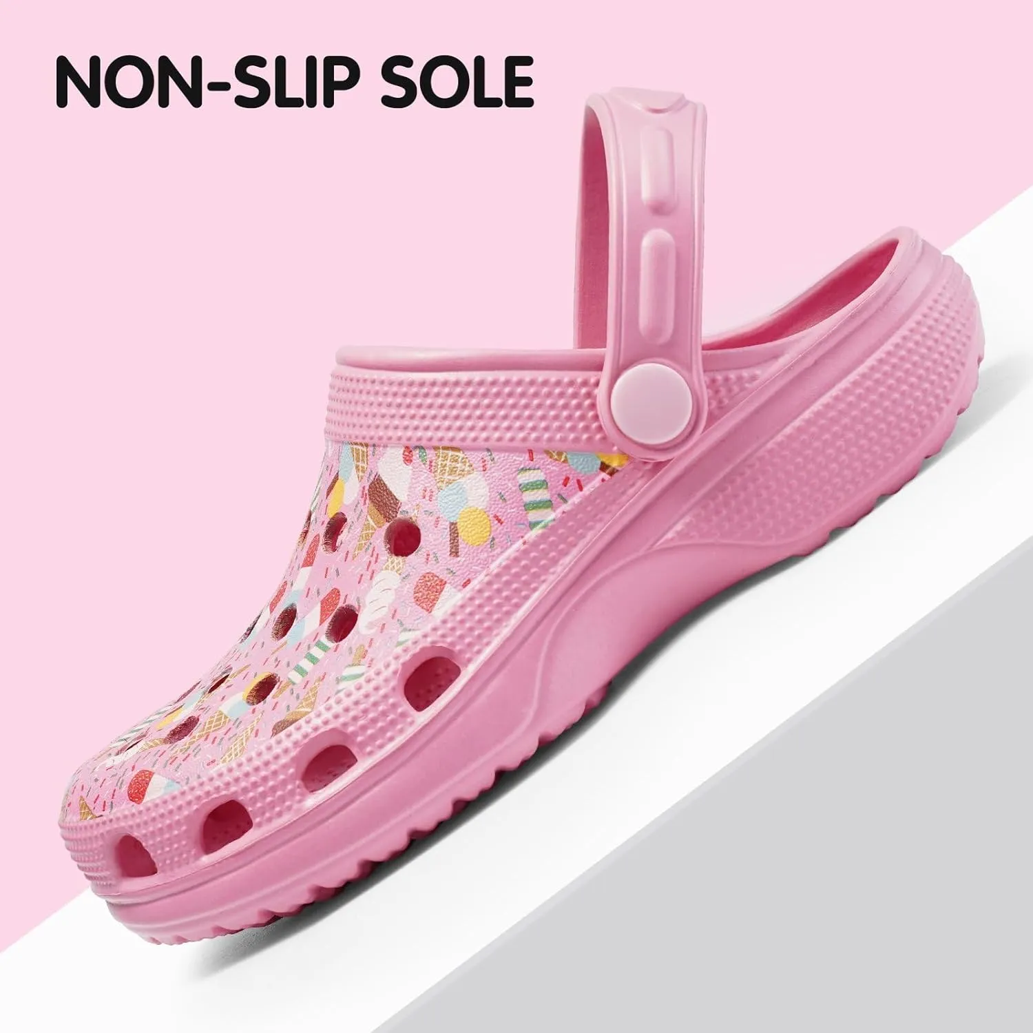 Dodow Kids Girls Clogs Garden Sandals Boys Classic Closed Toe Shoes Slides Toddler Slip on Water Shower Beach Pool Slippers