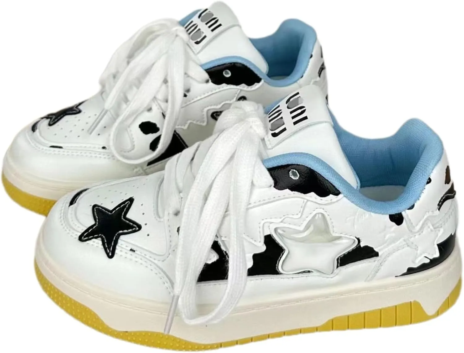 Dopamine Chunky Star Shoes Women Y2K Colorful Platform Tennis Sneakers Spring Fashion Casual Streetwear for Girls Students