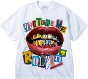 DopeSkill Graphic Tee Streetwear Hip Hop Hypebeast Street Style Crew Neck Unisex T-Shirt Sneaker Colour Matching Shirts Angel