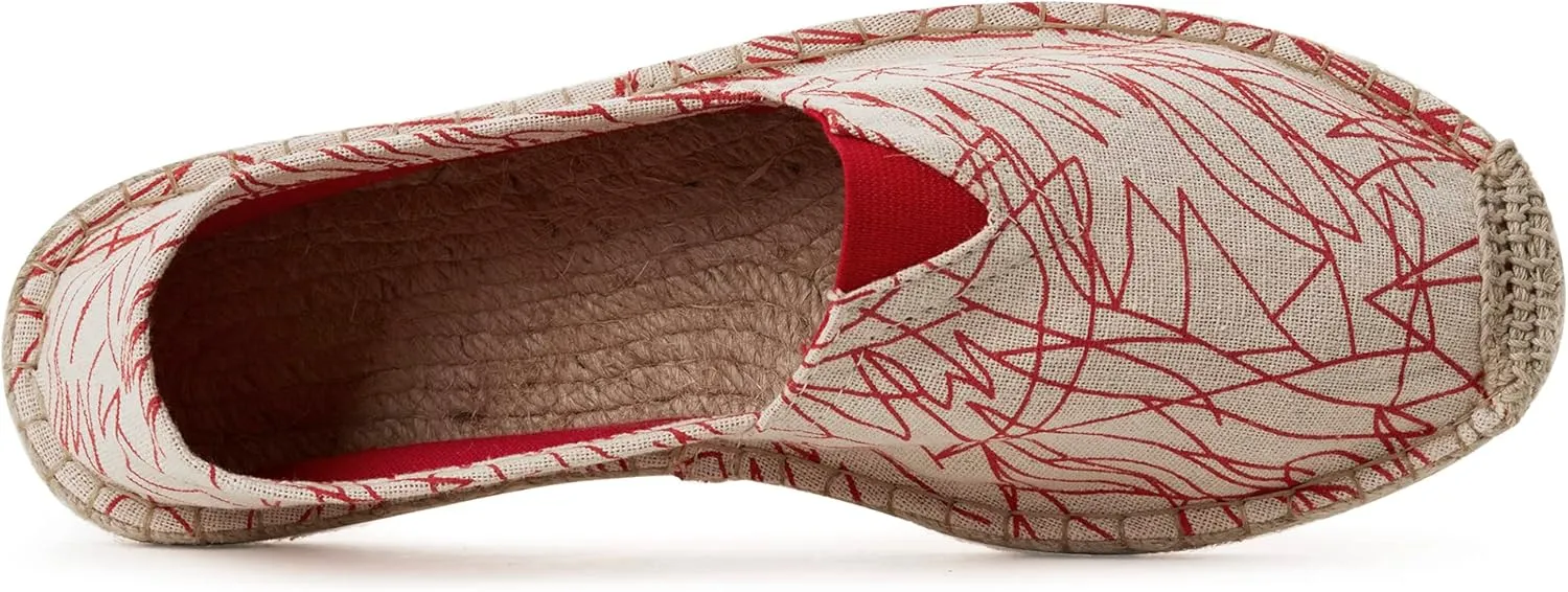 Espadrilles for Men with Flat Slip-on Fashion Casual Classic Canvas