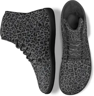 Fashion Print Womens Mens High Top Barefoot Sneakers Flat Shoes
