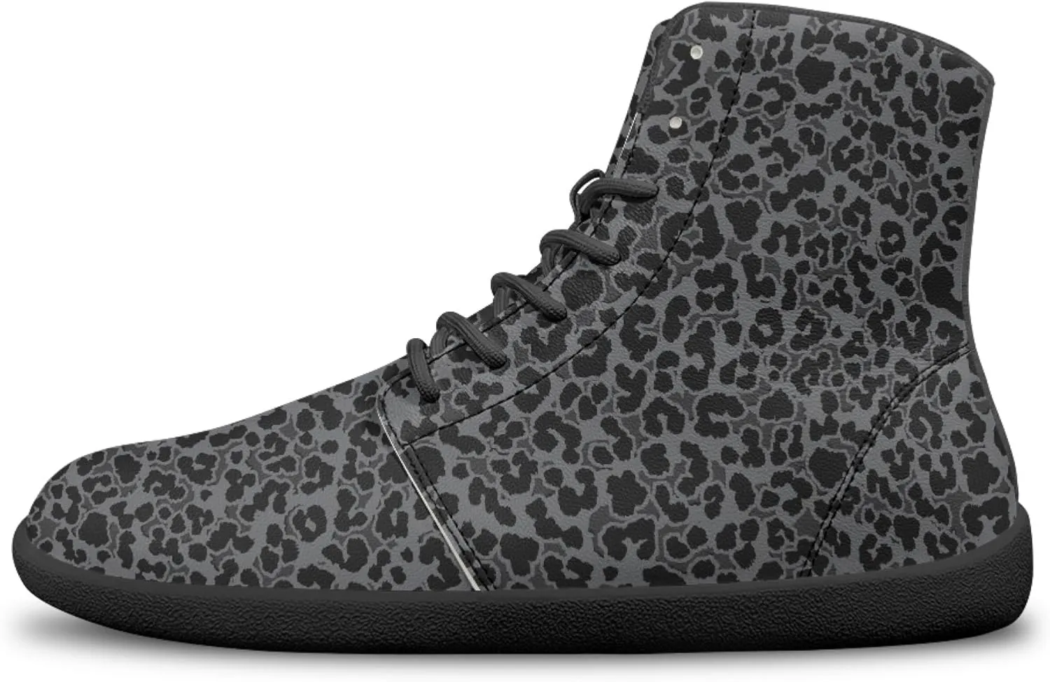 Fashion Print Womens Mens High Top Barefoot Sneakers Flat Shoes
