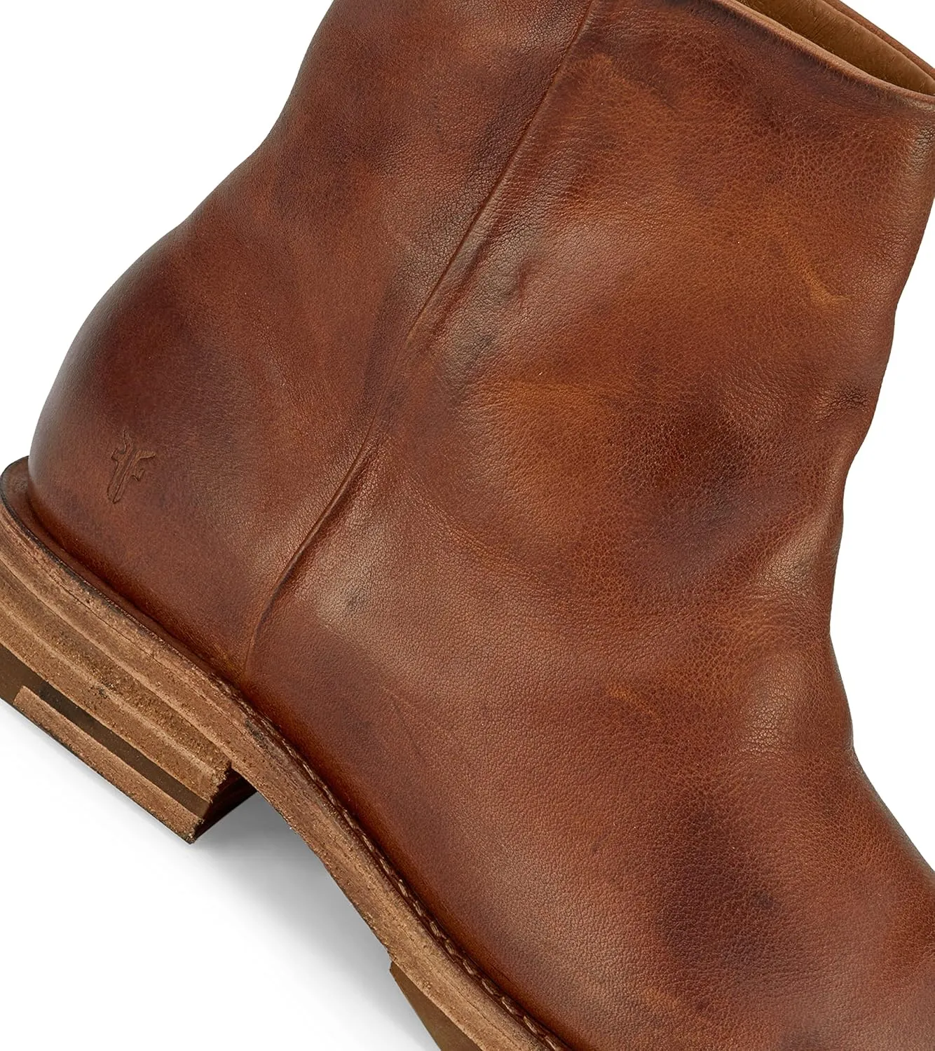 Frye Veronica Inside Zip 6” Booties for Women Made from Premium Leather with Leather Lining and Welt-Constructed Leather & Rubber Traction Outsole