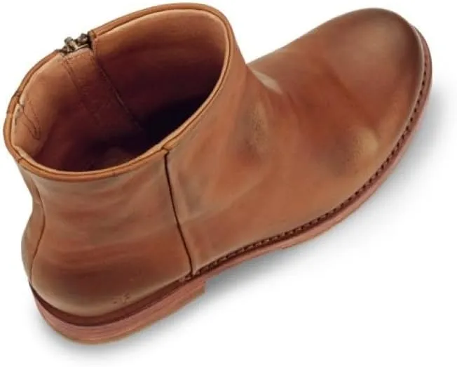 Frye Veronica Inside Zip 6” Booties for Women Made from Premium Leather with Leather Lining and Welt-Constructed Leather & Rubber Traction Outsole