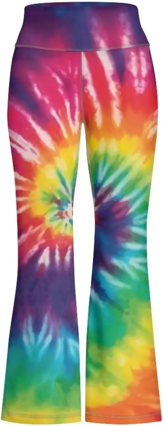 Girl's Flare Leggings High Waisted Bootcut Yoga Pants Kids Classic Stretch Pants Fashion Soft Bell Bottoms