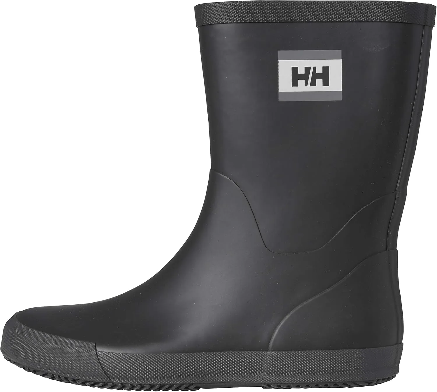 Helly-Hansen Nordvik 2 Rubber Boots for Men - Low Waterproof Rubber Upper with EVA Comfort Insole & Rubber Traction Outsole, 990 Black/Black - 13/47