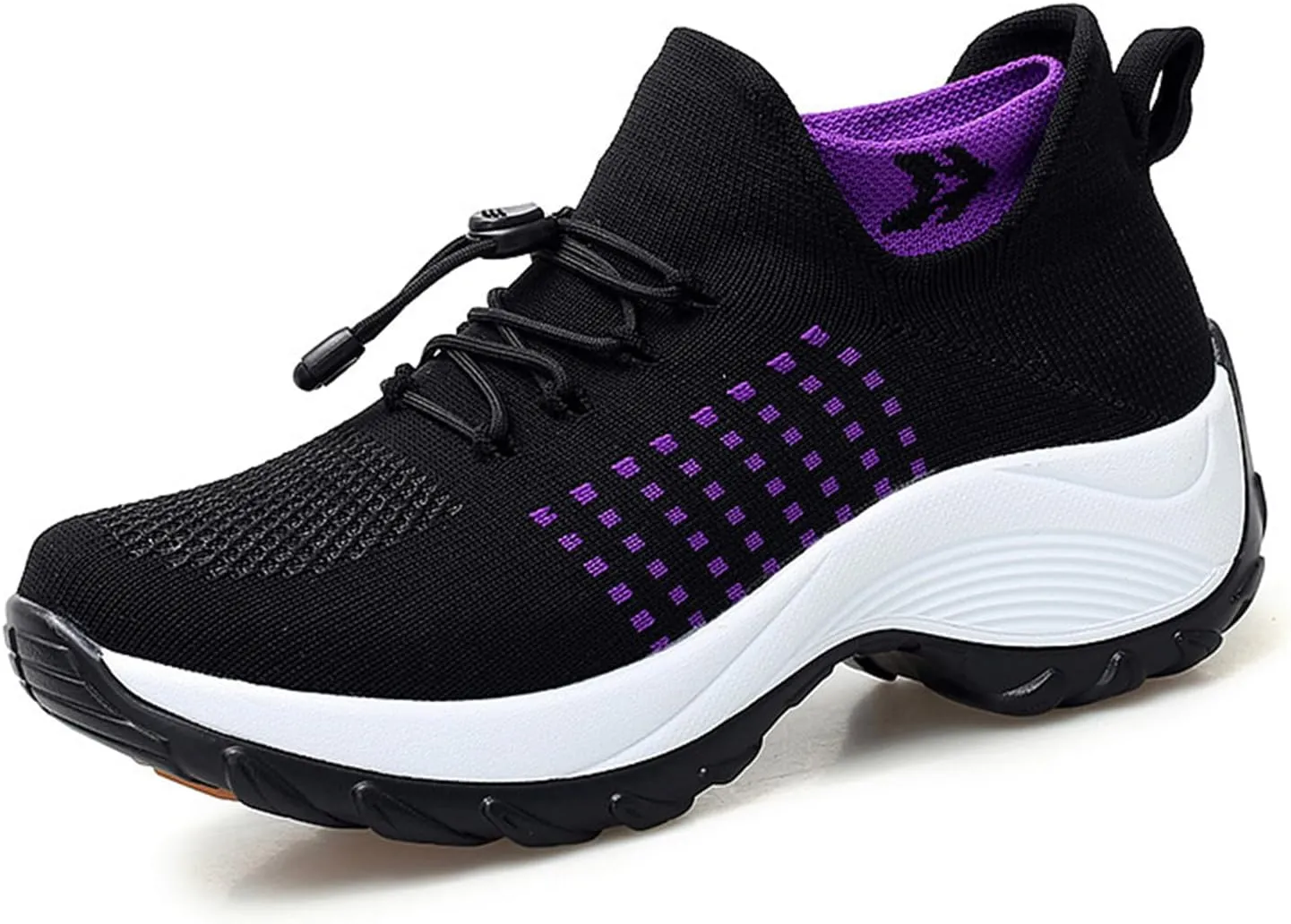 HINDOLA Women's Orthopedic Sock Sneakers Breathable Mesh Nursing Work Comfortable Casual Air Cushion Athletic Running Jogging Shoes
