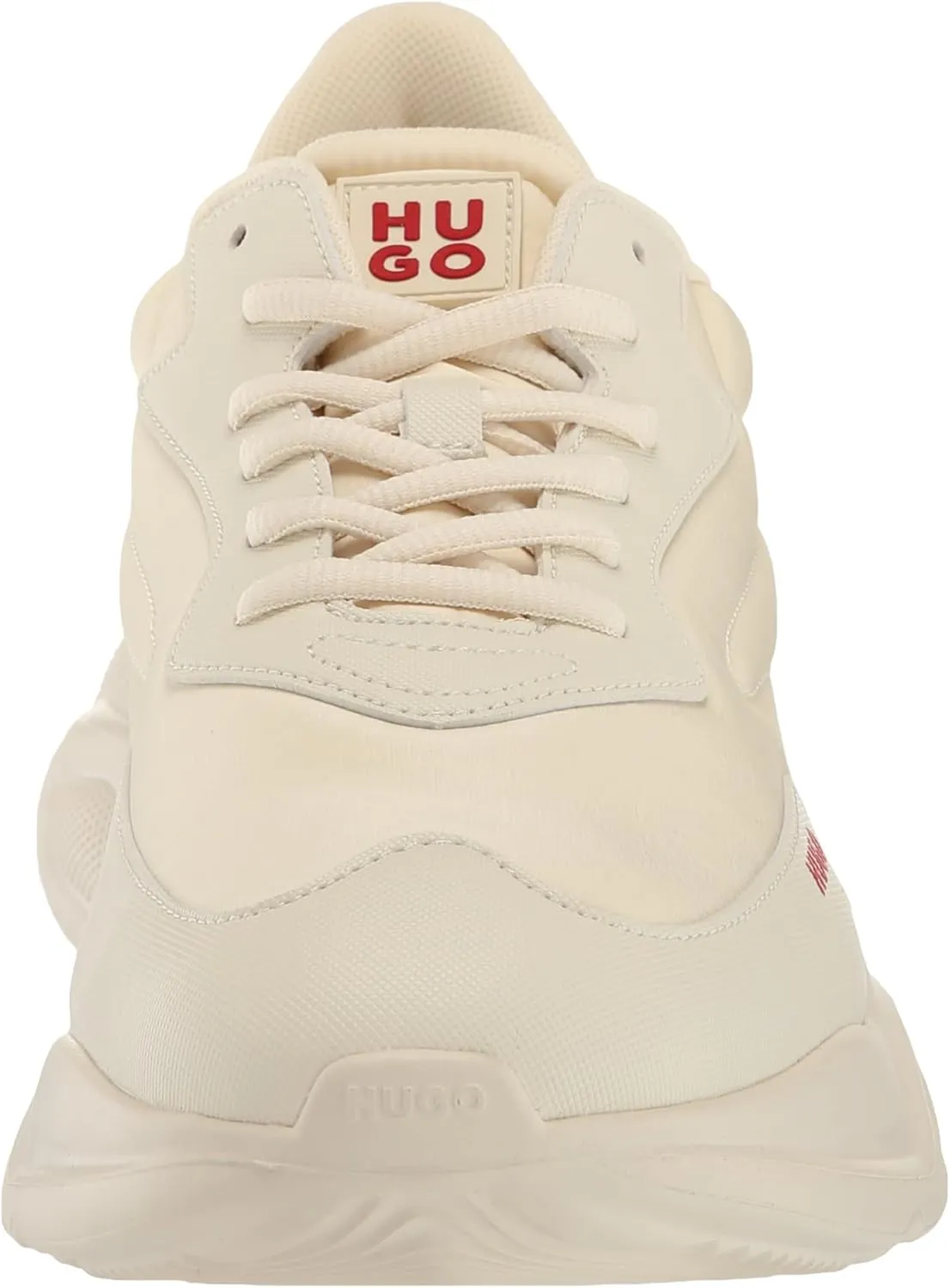 HUGO Men's Running Style Sneakers with Thick Rubber Sole