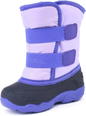 ICEFACE Snow Boots for Kid Winter Boots Waterproof Outdoor Warm Faux Fur Lined boot for Toddler/Little Boys and Girls