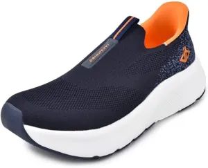 JACKSHIBO Mens Slip in Free up Hands Shoes Wide Toe Box Arch Support Orthopedic Walking Sneakers Cushioned Thick Zero Drop Sole Metatarsal Pads